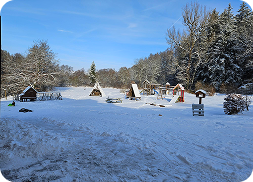 Les enfants dans la neige